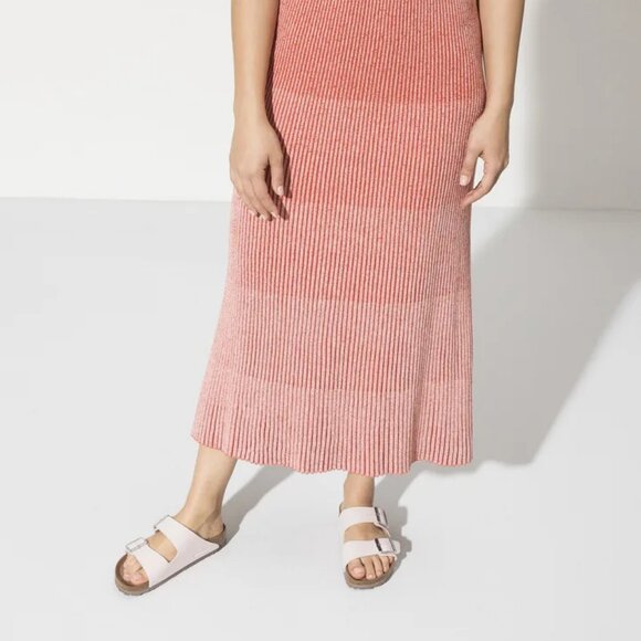 new Birkenstock Arizona Birko-Flor Double Strap Sandals in Light Rose - Picture 4 of 8